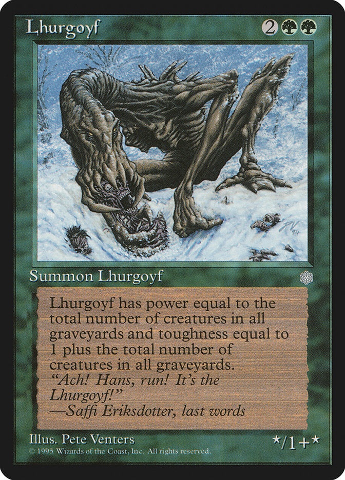 Lhurgoyf [Ice Age] | L.A. Mood Comics and Games