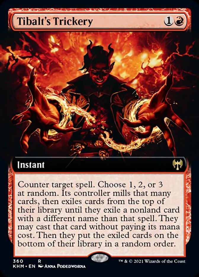 Tibalt's Trickery (Extended Art) [Kaldheim] | L.A. Mood Comics and Games