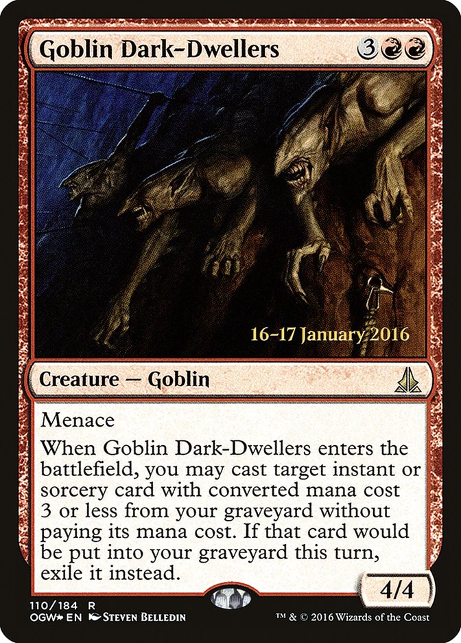 Goblin Dark-Dwellers [Oath of the Gatewatch Prerelease Promos] | L.A. Mood Comics and Games