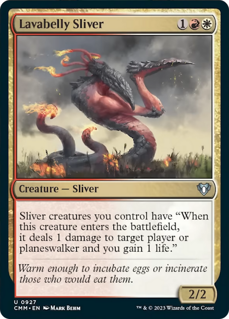 Lavabelly Sliver [Commander Masters] | L.A. Mood Comics and Games
