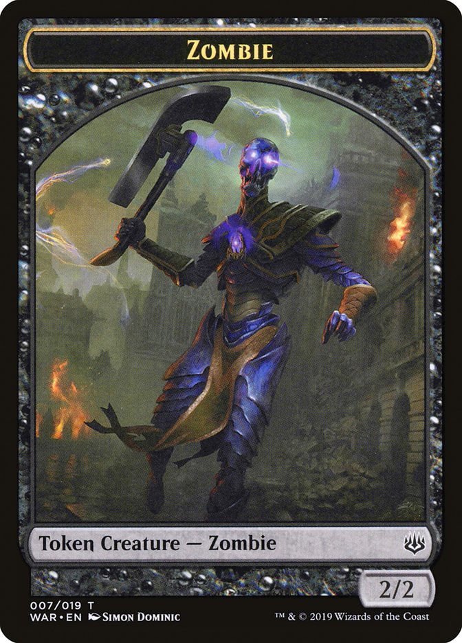 Zombie Token [War of the Spark Tokens] | L.A. Mood Comics and Games