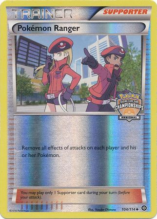 Pokemon Ranger (104/114) (Championship Promo) [XY: Steam Siege] | L.A. Mood Comics and Games