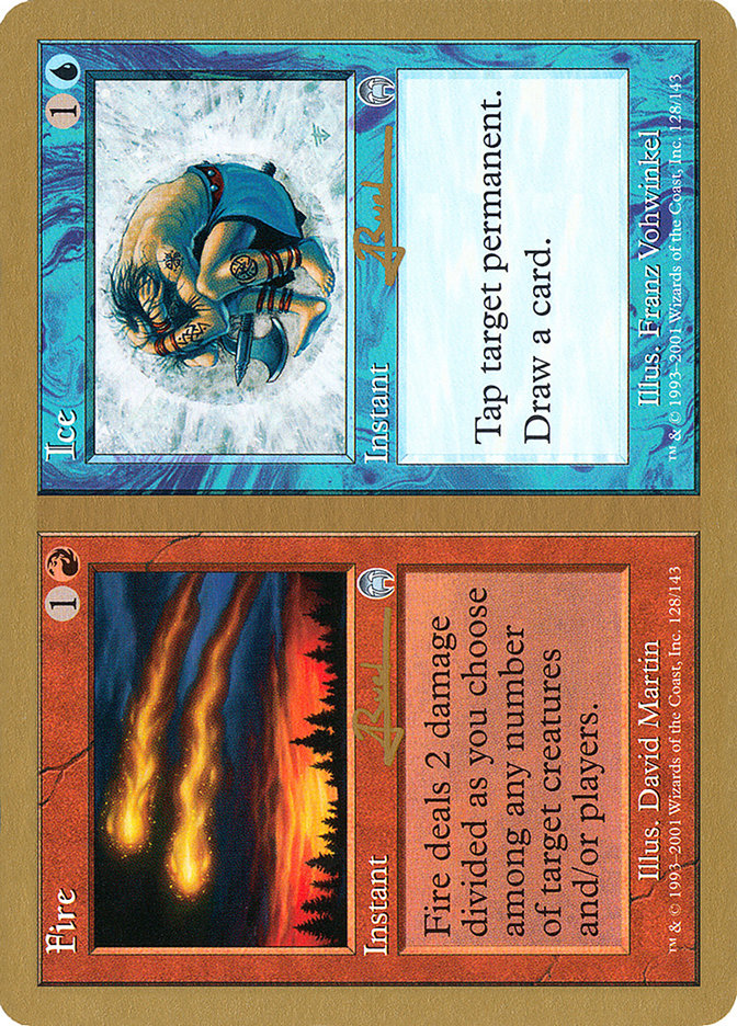 Fire // Ice (Antoine Ruel) [World Championship Decks 2001] | L.A. Mood Comics and Games