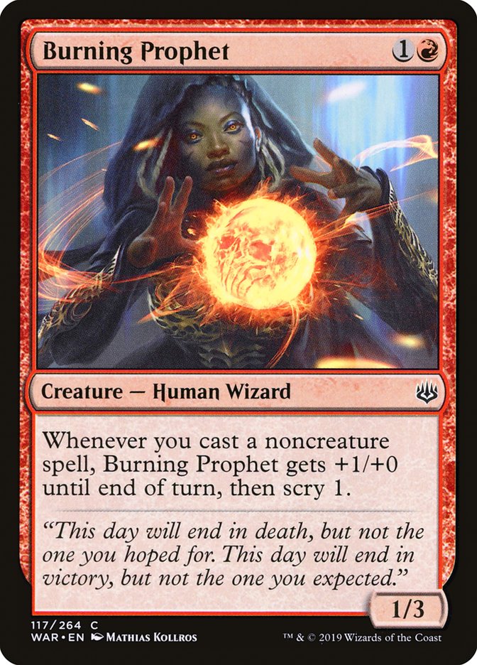 Burning Prophet [War of the Spark] | L.A. Mood Comics and Games
