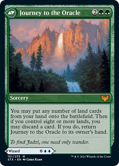 Jadzi, Oracle of Arcavios // Journey to the Oracle [Strixhaven: School of Mages Prerelease Promos] | L.A. Mood Comics and Games