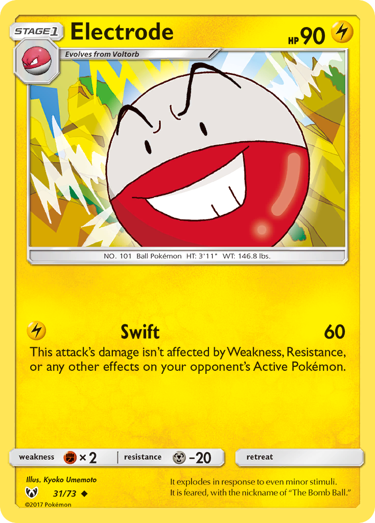 Electrode (31/73) [Sun & Moon: Shining Legends] | L.A. Mood Comics and Games