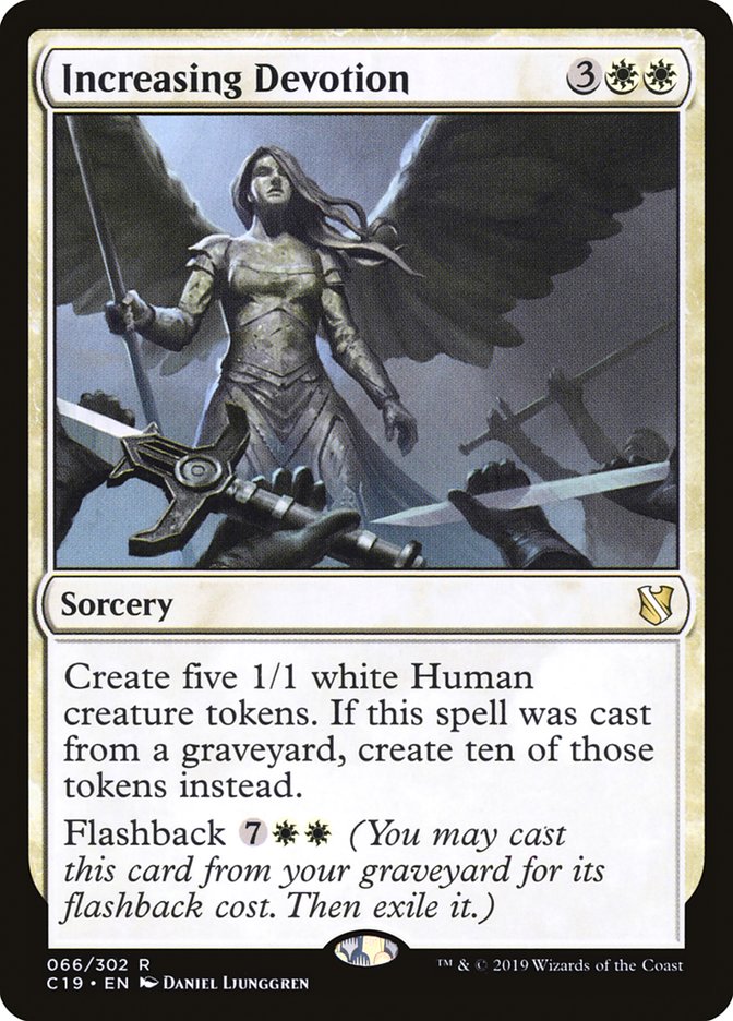Increasing Devotion [Commander 2019] | L.A. Mood Comics and Games
