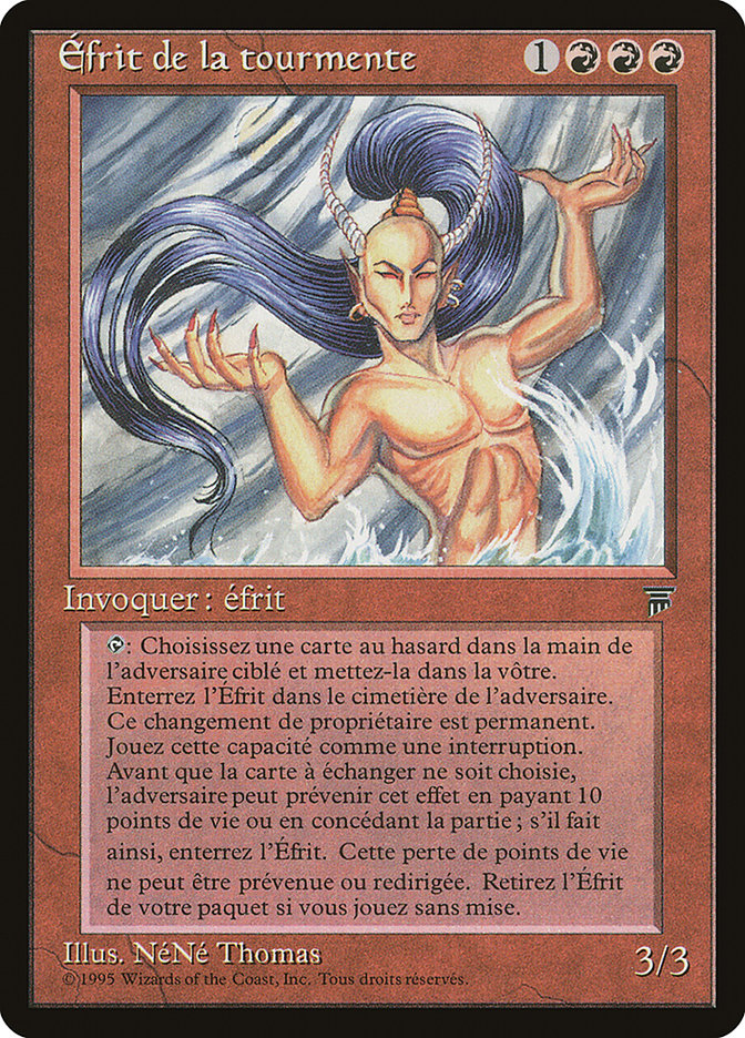 Tempest Efreet (French) - "Efrit de la tourmente" [Renaissance] | L.A. Mood Comics and Games