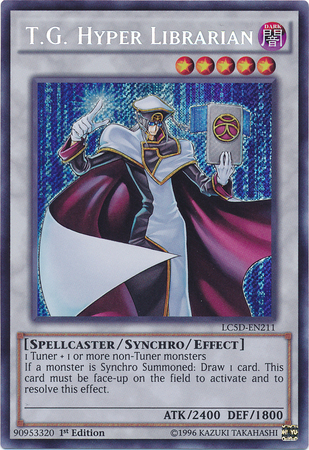 T.G. Hyper Librarian [LC5D-EN211] Secret Rare | L.A. Mood Comics and Games