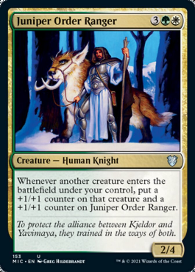 Juniper Order Ranger [Innistrad: Midnight Hunt Commander] | L.A. Mood Comics and Games