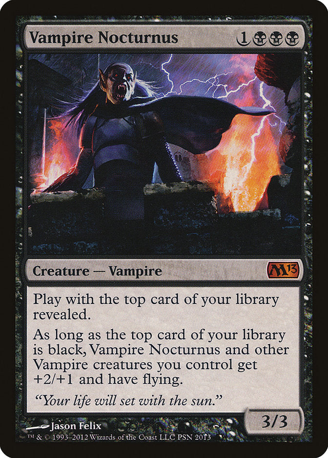 Vampire Nocturnus (Duels of the Planeswalkers Promos) [Duels of the Planeswalkers Promos 2012] | L.A. Mood Comics and Games