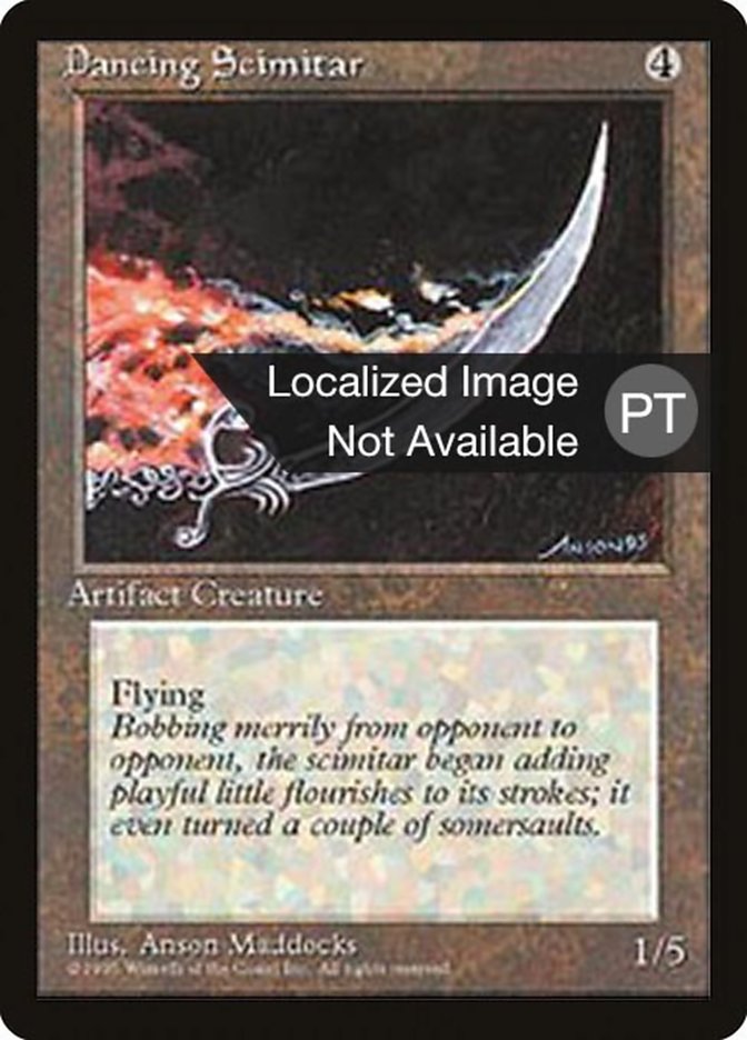 Dancing Scimitar [Fourth Edition (Foreign Black Border)] | L.A. Mood Comics and Games