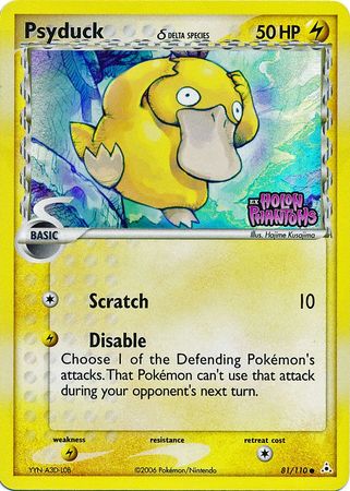 Psyduck (81/110) (Delta Species) (Stamped) [EX: Holon Phantoms] | L.A. Mood Comics and Games