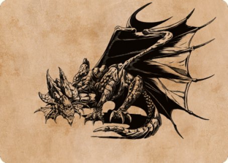 Ancient Copper Dragon Art Card (52) [Commander Legends: Battle for Baldur's Gate Art Series] | L.A. Mood Comics and Games