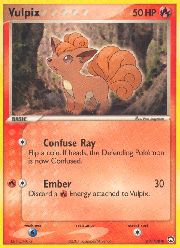 Vulpix (69/108) [EX: Power Keepers] | L.A. Mood Comics and Games