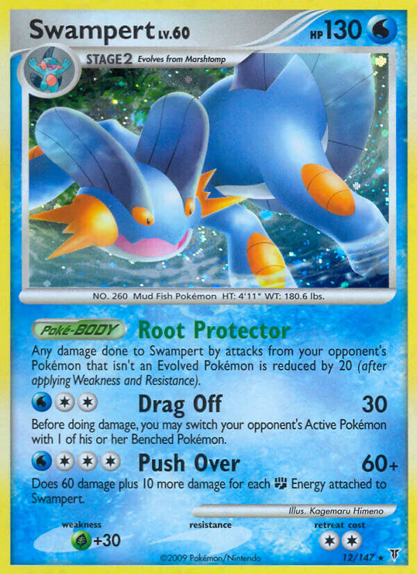 Swampert (12/147) (Theme Deck Exclusive) [Platinum: Supreme Victors] | L.A. Mood Comics and Games