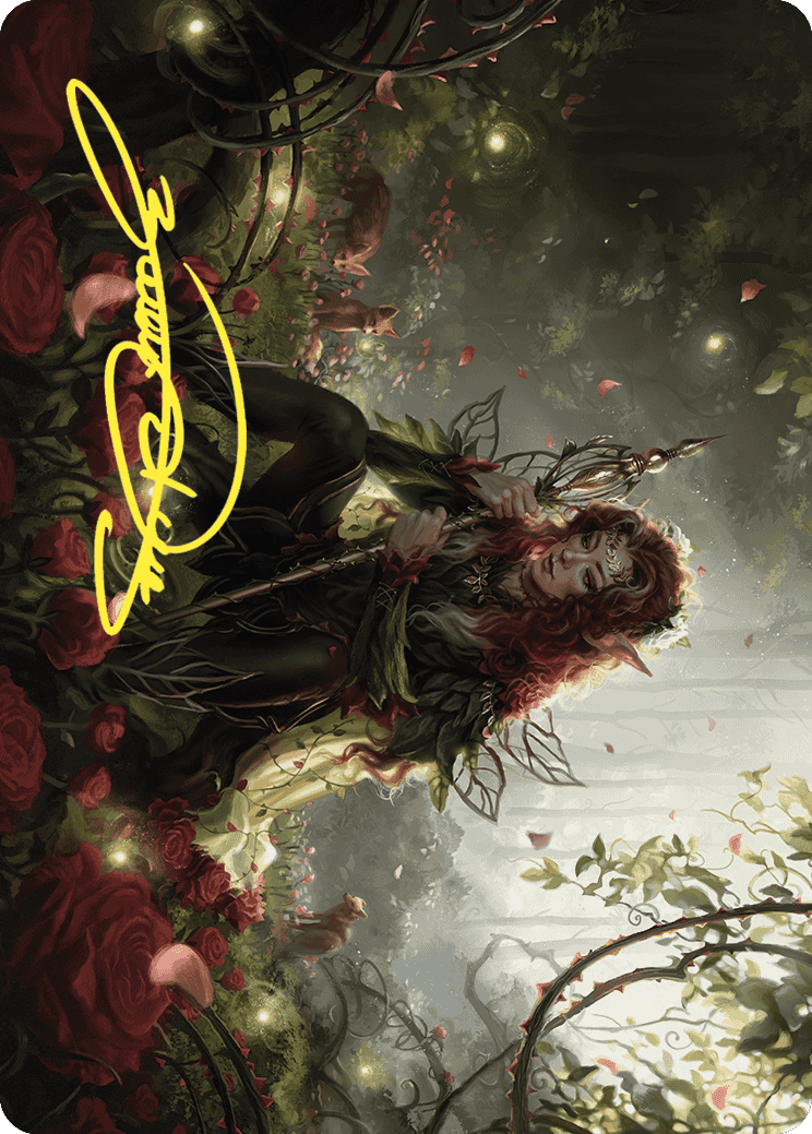 Yenna, Redtooth Regent Art Card (Gold-Stamped Signature) [Wilds of Eldraine Art Series] | L.A. Mood Comics and Games