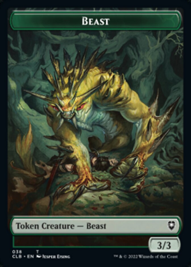 Satyr // Beast Double-Sided Token [Commander Legends: Battle for Baldur's Gate Tokens] | L.A. Mood Comics and Games