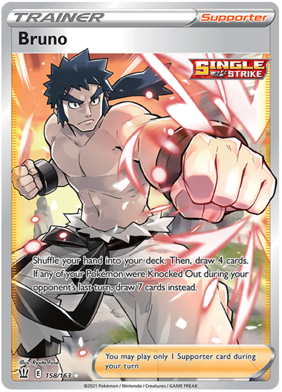 Bruno (158/163) [Sword & Shield: Battle Styles] | L.A. Mood Comics and Games