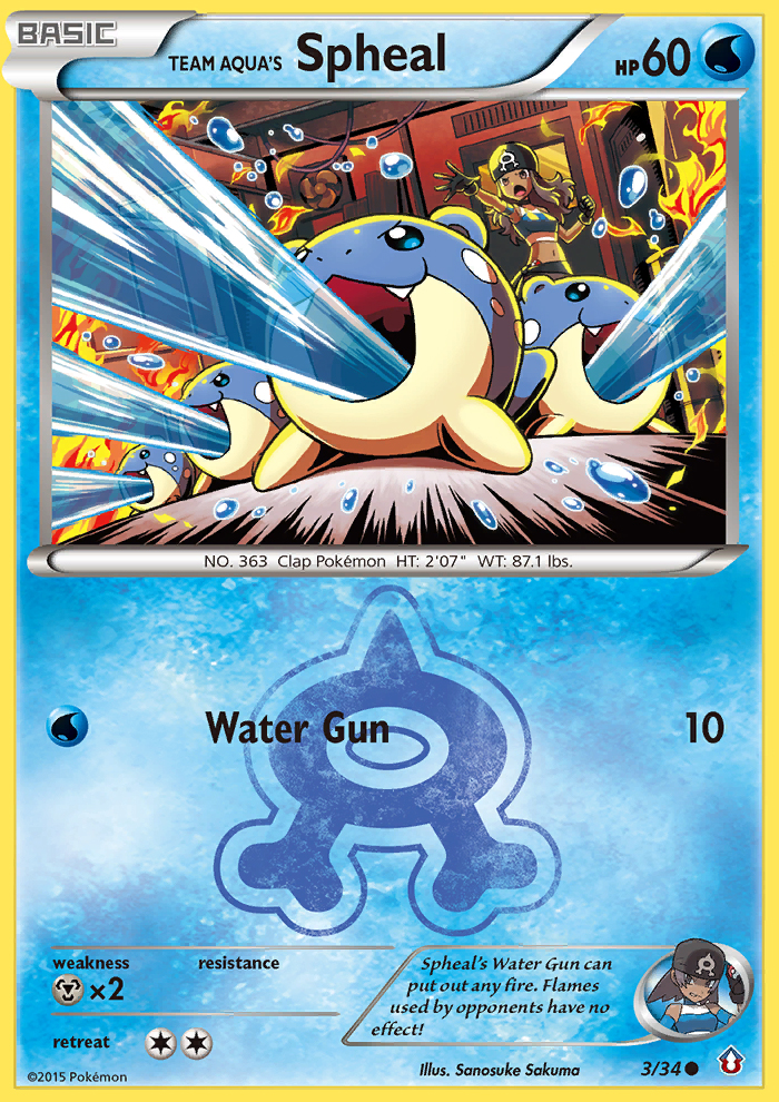 Team Aqua's Spheal (3/34) [XY: Double Crisis] | L.A. Mood Comics and Games