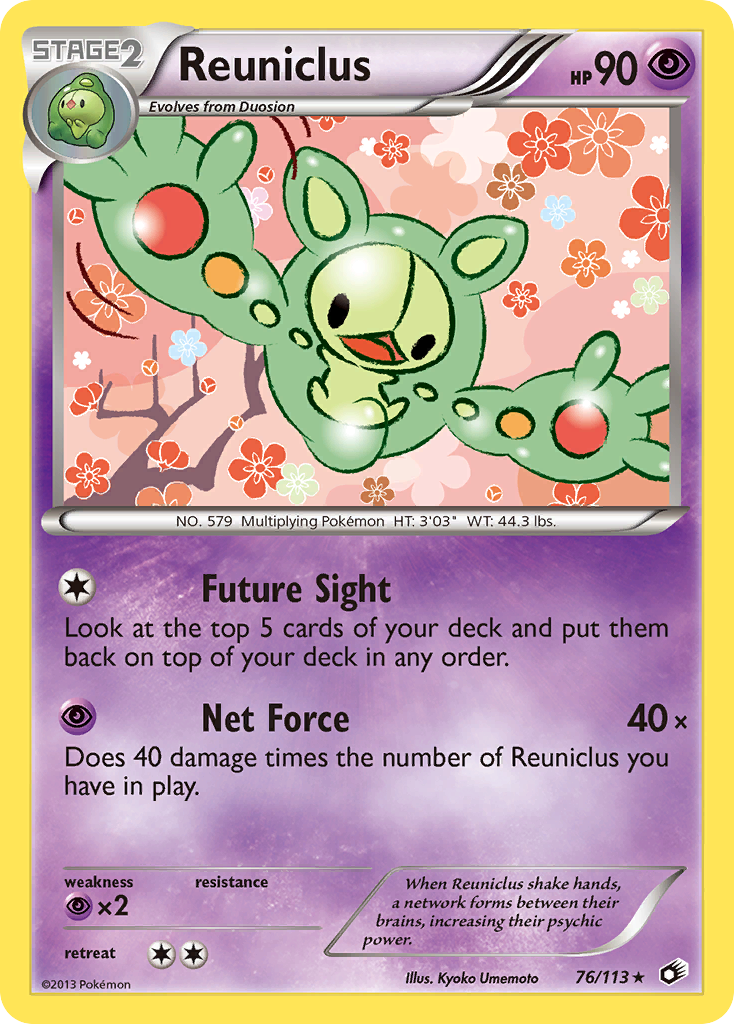 Reuniclus (76/113) [Black & White: Legendary Treasures] | L.A. Mood Comics and Games