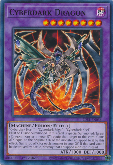 Cyberdark Dragon [LDS1-EN036] Common | L.A. Mood Comics and Games