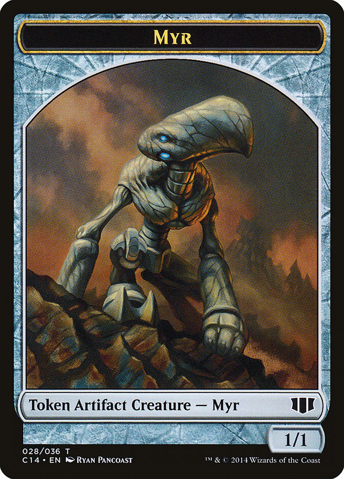 Myr // Pentavite Double-Sided Token [Commander 2014 Tokens] | L.A. Mood Comics and Games