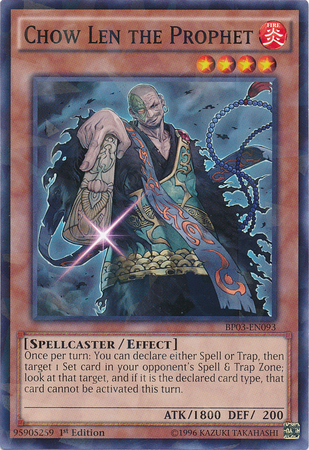 Chow Len the Prophet [BP03-EN093] Shatterfoil Rare | L.A. Mood Comics and Games
