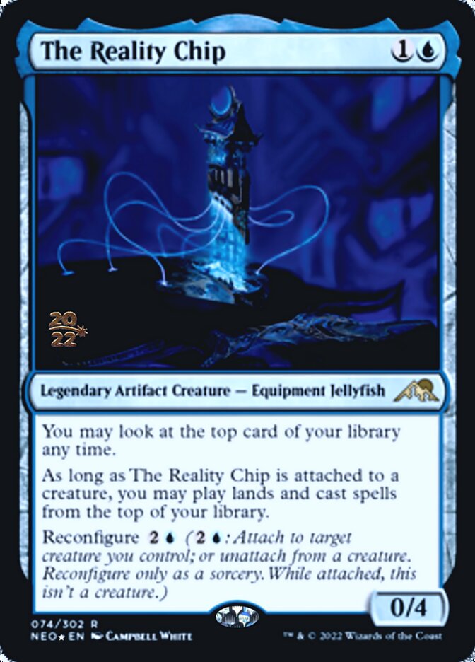 The Reality Chip [Kamigawa: Neon Dynasty Prerelease Promos] | L.A. Mood Comics and Games