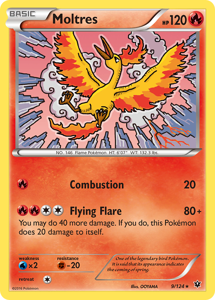 Moltres (9/124) [XY: Fates Collide] | L.A. Mood Comics and Games