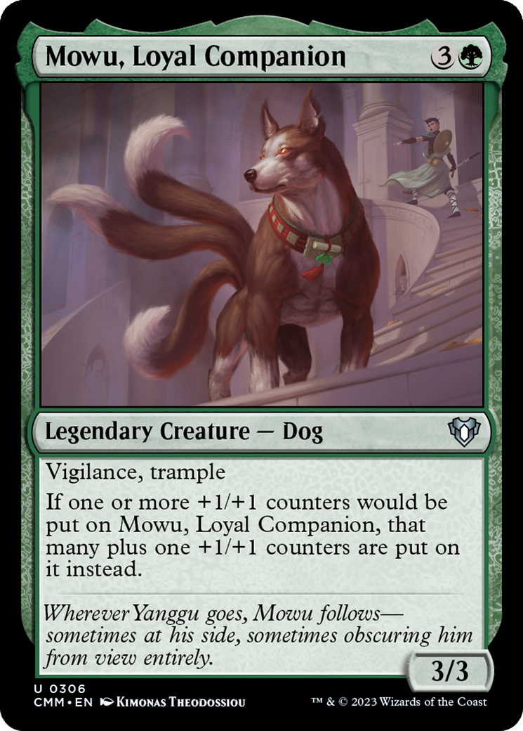 Mowu, Loyal Companion [Commander Masters] | L.A. Mood Comics and Games