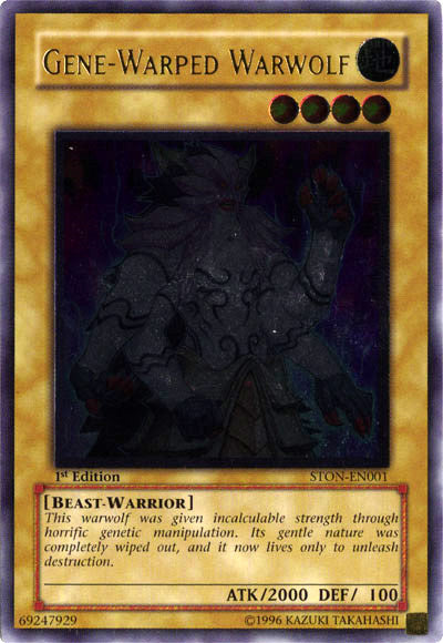 Gene-Warped Warwolf [STON-EN001] Ultimate Rare | L.A. Mood Comics and Games