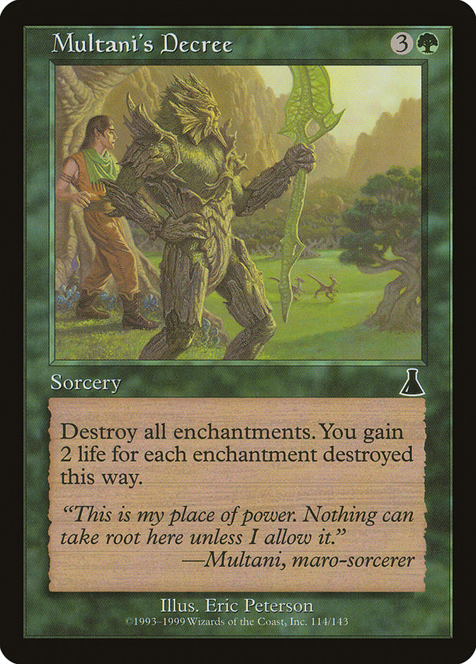 Multani's Decree [Urza's Destiny] | L.A. Mood Comics and Games