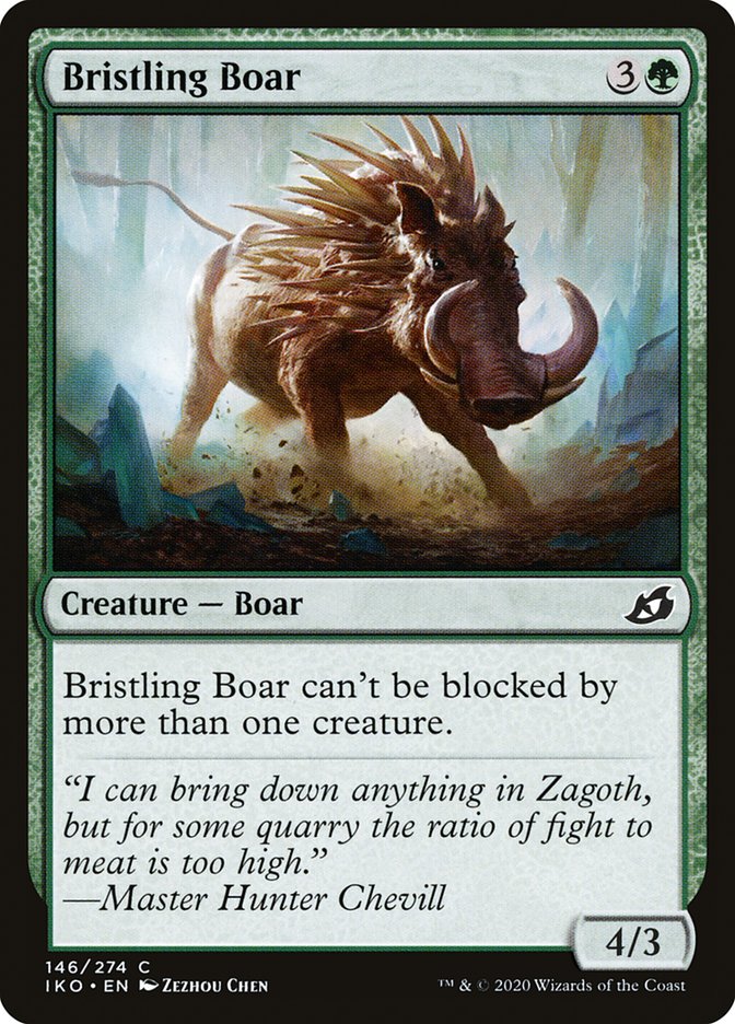 Bristling Boar [Ikoria: Lair of Behemoths] | L.A. Mood Comics and Games