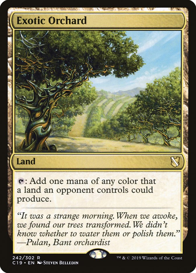 Exotic Orchard [Commander 2019] | L.A. Mood Comics and Games