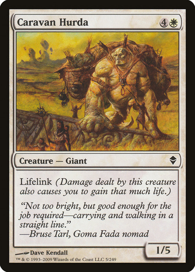 Caravan Hurda [Zendikar] | L.A. Mood Comics and Games