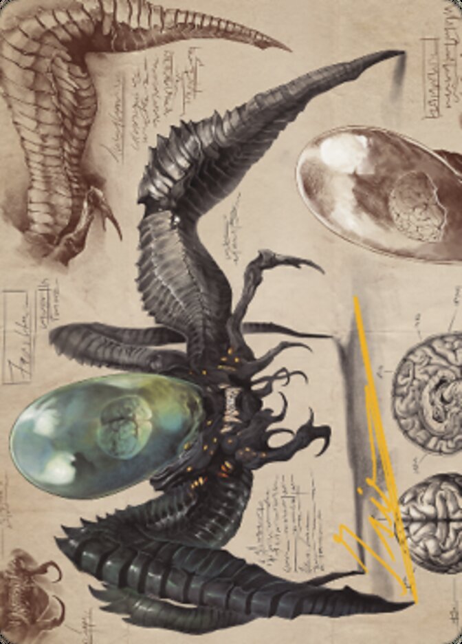 Psychosis Crawler Art Card (Gold-Stamped Signature) [The Brothers' War Art Series] | L.A. Mood Comics and Games