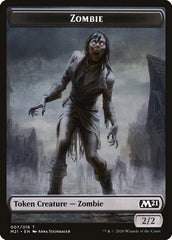 Demon // Zombie Double-Sided Token [Core Set 2021 Tokens] | L.A. Mood Comics and Games
