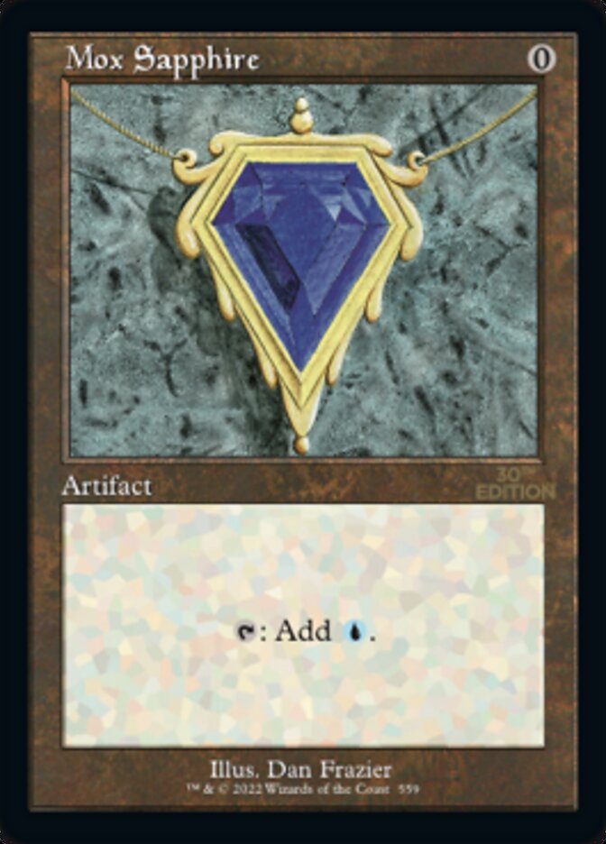 Mox Sapphire (Retro) [30th Anniversary Edition] | L.A. Mood Comics and Games