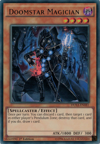 Doomstar Magician [DUEA-EN081] Ultra Rare | L.A. Mood Comics and Games