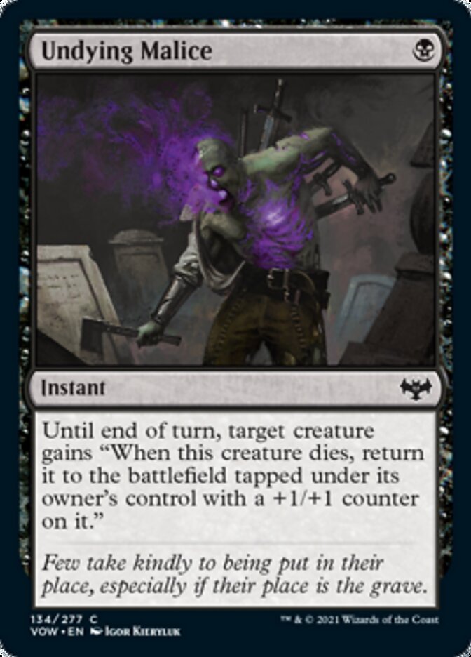 Undying Malice [Innistrad: Crimson Vow] | L.A. Mood Comics and Games