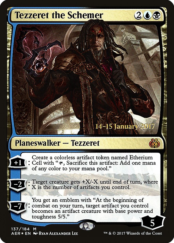 Tezzeret the Schemer [Aether Revolt Prerelease Promos] | L.A. Mood Comics and Games