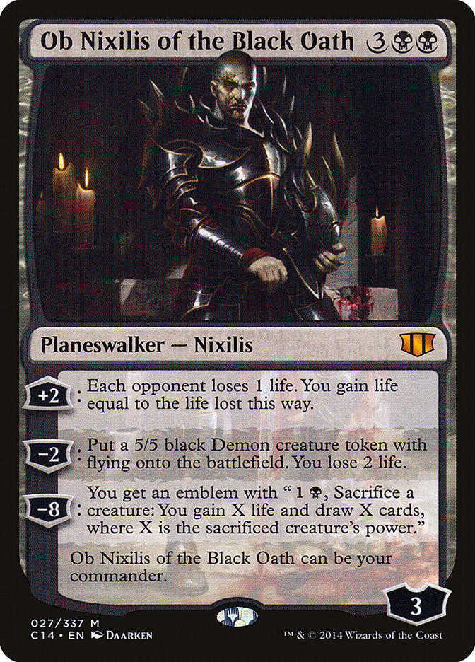 Ob Nixilis of the Black Oath [Commander 2014] | L.A. Mood Comics and Games
