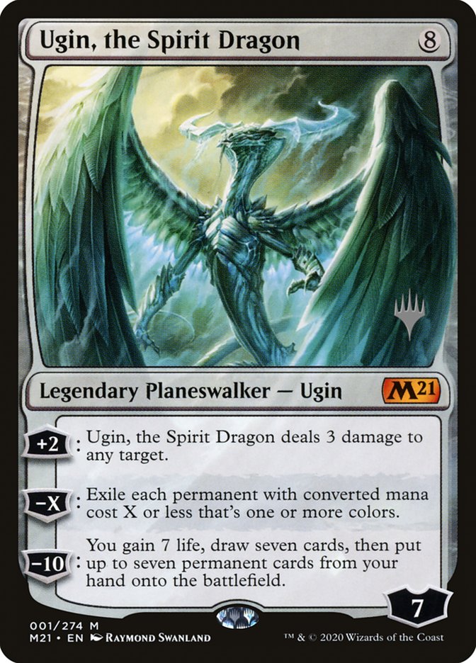 Ugin, the Spirit Dragon (Promo Pack) [Core Set 2021 Promos] | L.A. Mood Comics and Games