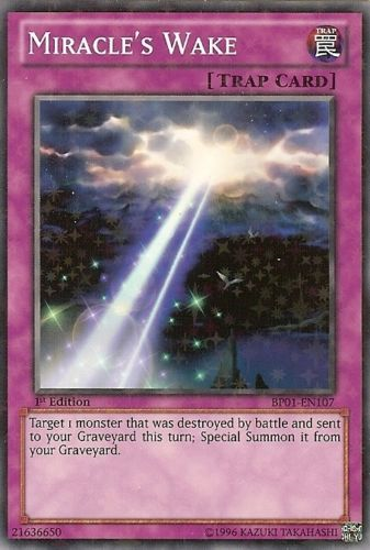 Miracle's Wake [BP01-EN107] Starfoil Rare | L.A. Mood Comics and Games