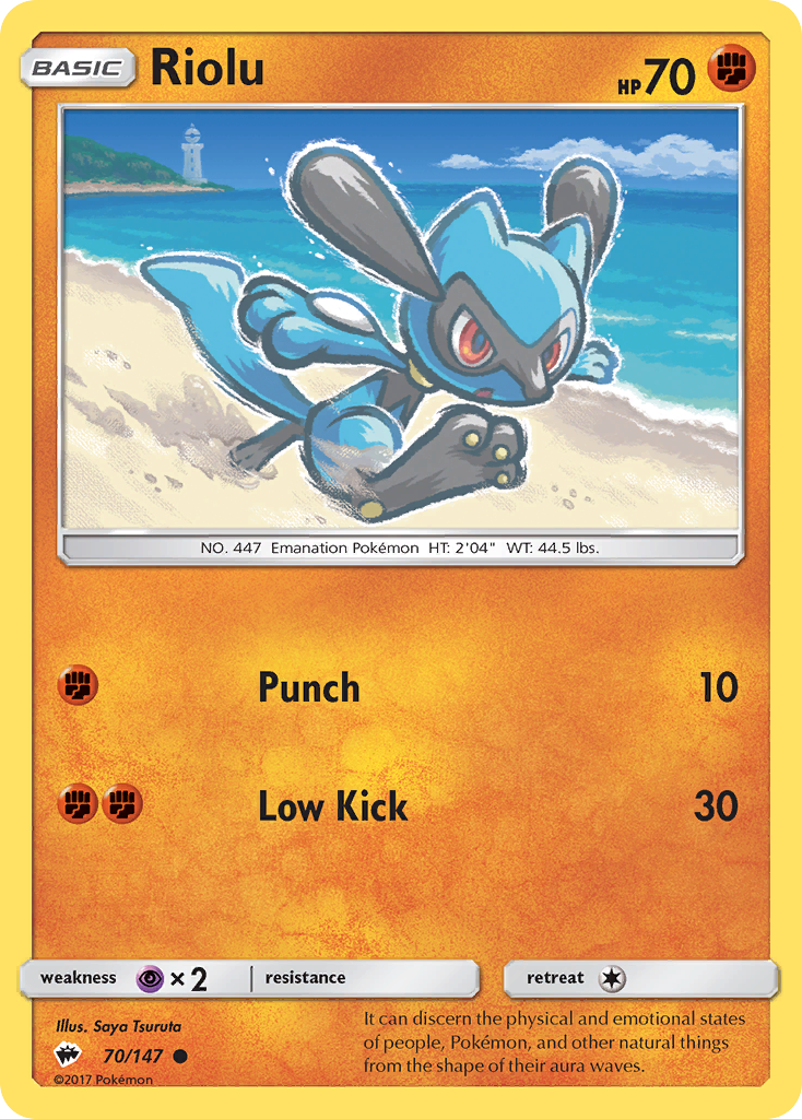 Riolu (70/147) [Sun & Moon: Burning Shadows] | L.A. Mood Comics and Games