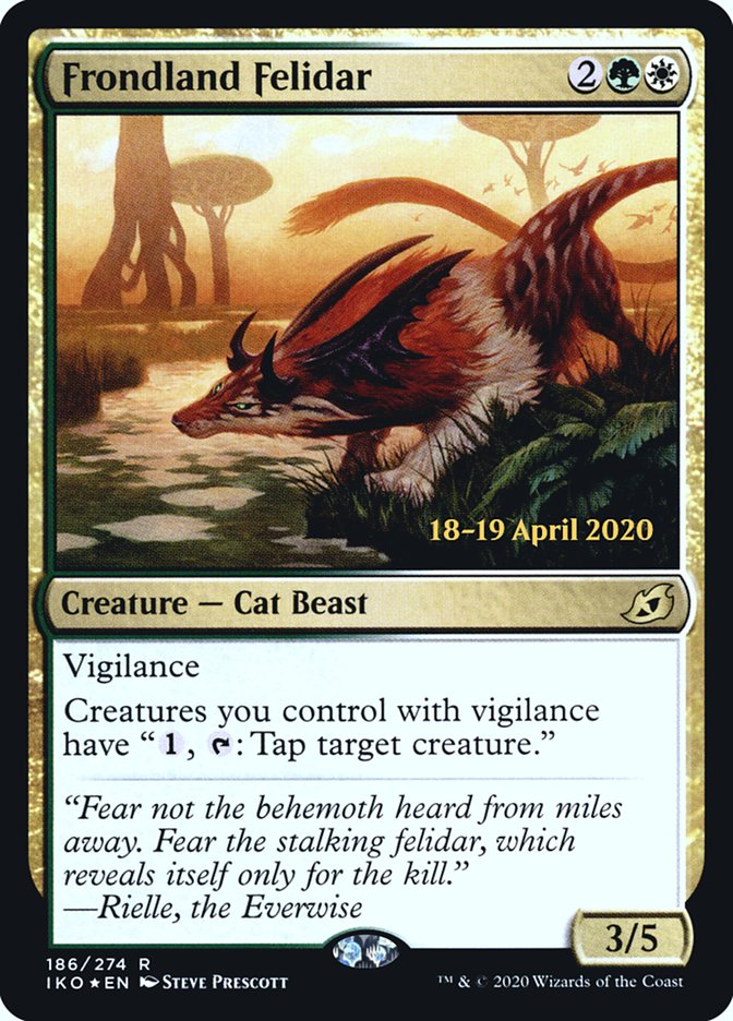 Frondland Felidar [Ikoria: Lair of Behemoths Prerelease Promos] | L.A. Mood Comics and Games