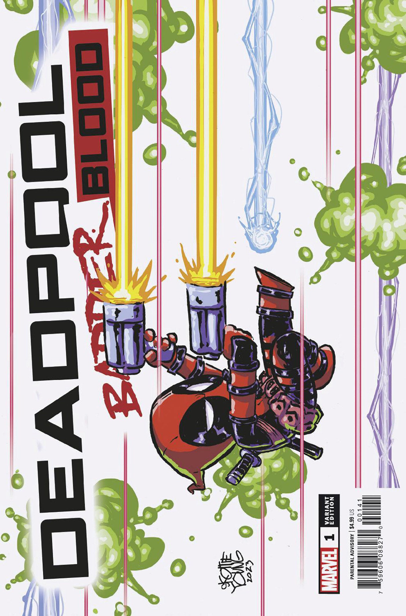 Deadpool: Badder Blood 1 Skottie Young Variant | L.A. Mood Comics and Games