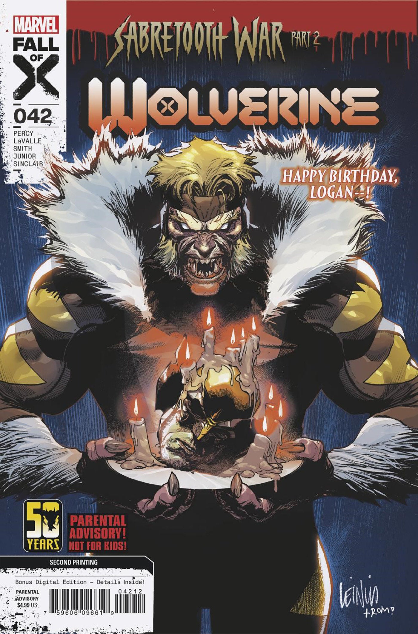 Wolverine #42 Leinil Yu 2nd Print Variant | L.A. Mood Comics and Games