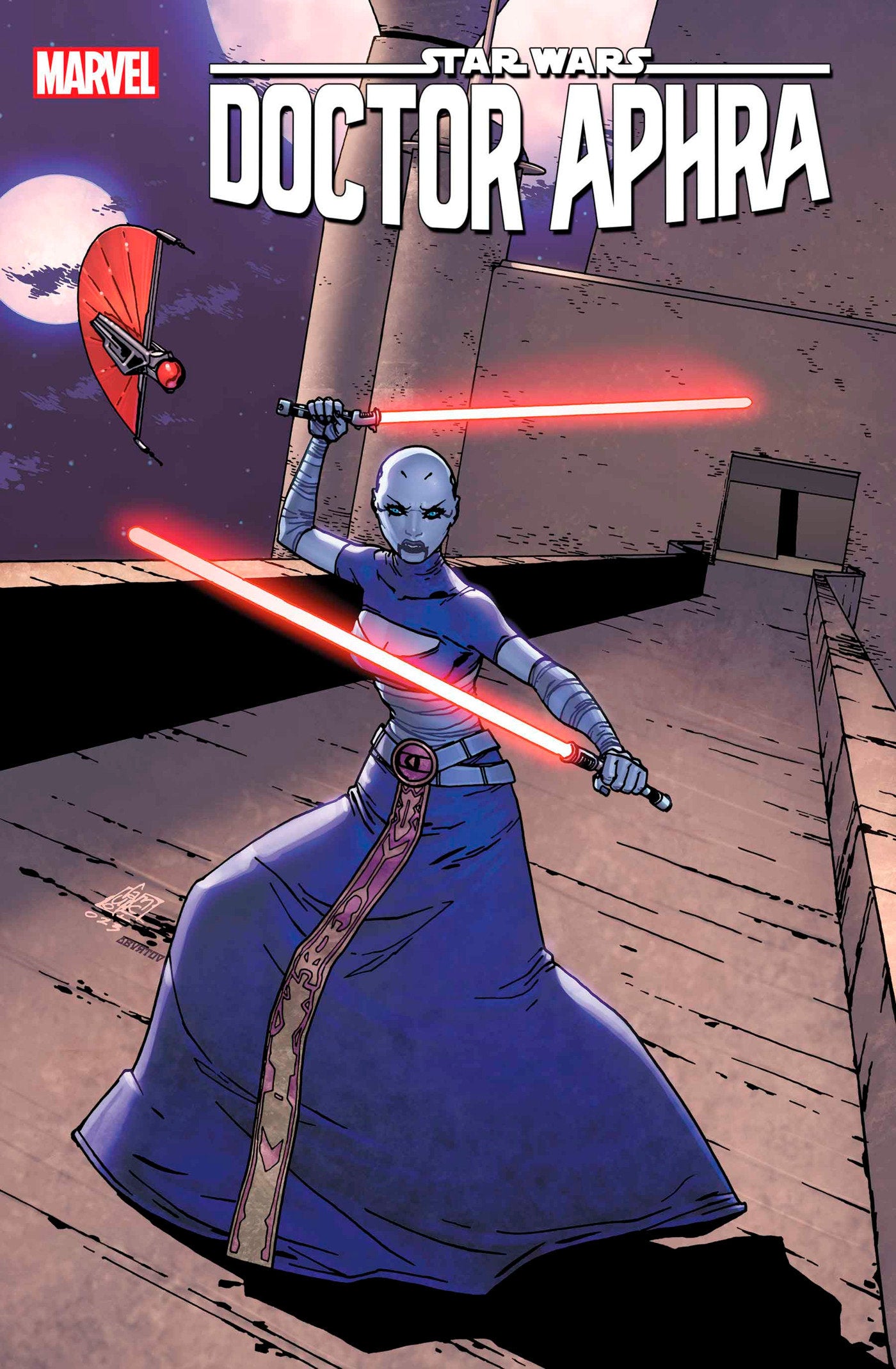 Star Wars: Doctor Aphra 35 Giuseppe Camuncoli Asajj Ventress Star Wars: Clone Wars 15th Anniversary Variant [Dd] | L.A. Mood Comics and Games